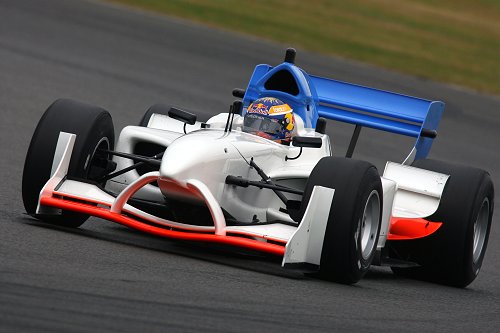 Neel Jani in actie op Silverstone